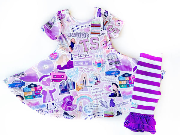 DOORBUSTER Lavender twirl dress