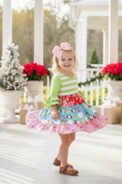 Ready to Ship Holiday Twirl dress sz 2/3