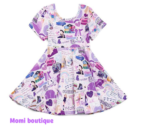 DOORBUSTER Lavender twirl dress