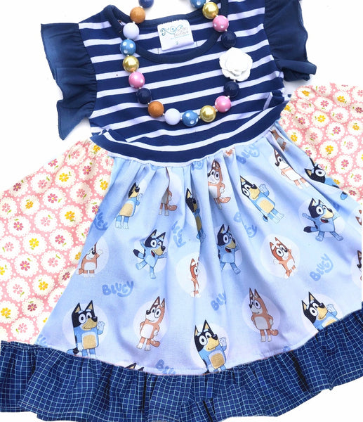 Bluey & Bingo Birthday dress