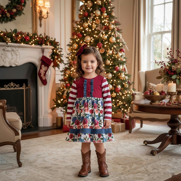 Holiday Floral dress