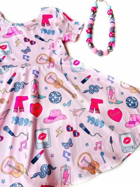 DOORBUSTER Pink Tour Twirl dress