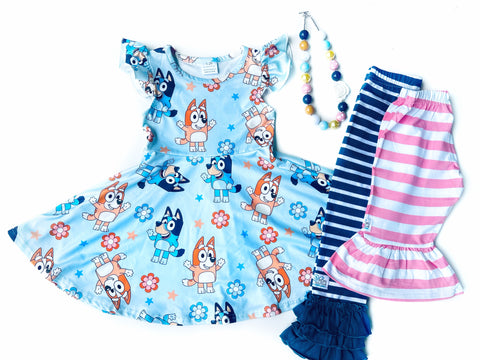 Bluey & Bingo twirl dress
