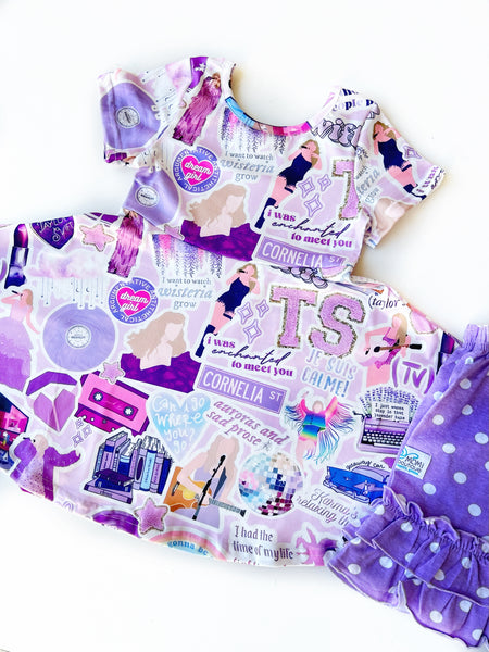 DOORBUSTER Lavender twirl dress