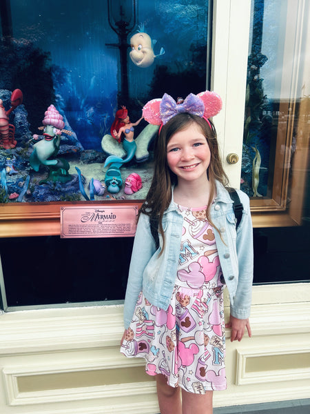 Disney Snacks Top & Skirt