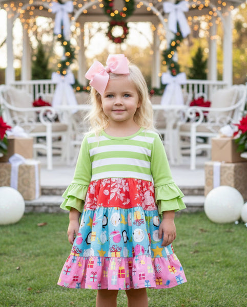 Ready to Ship Holiday Twirl dress sz 2/3
