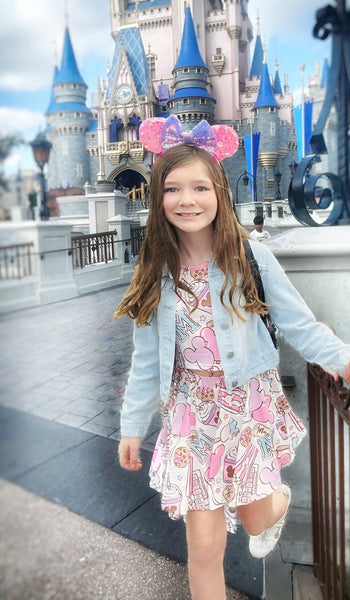 Disney Snacks Top & Skirt