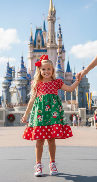 Very Merry Christmas ruffle dress