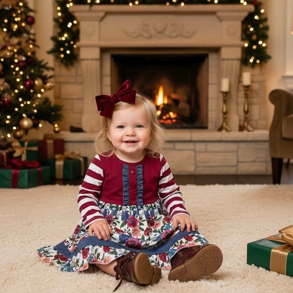Holiday Floral dress