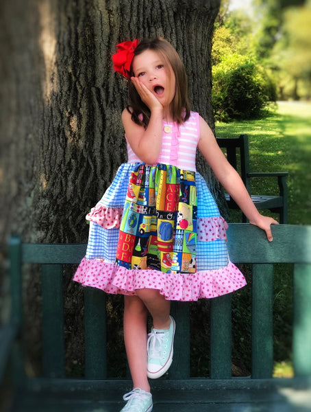 School Day Platinum party style Dress