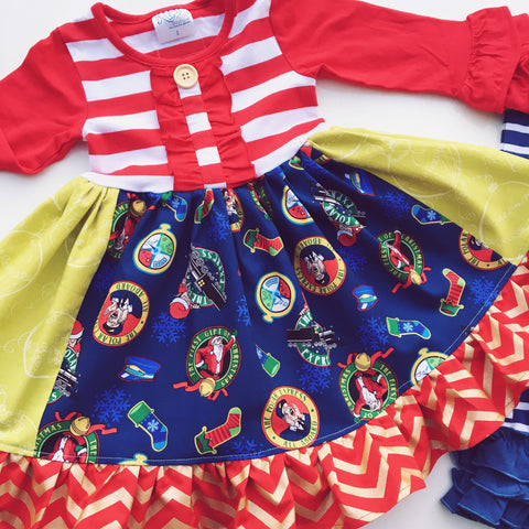 girls polar express dress