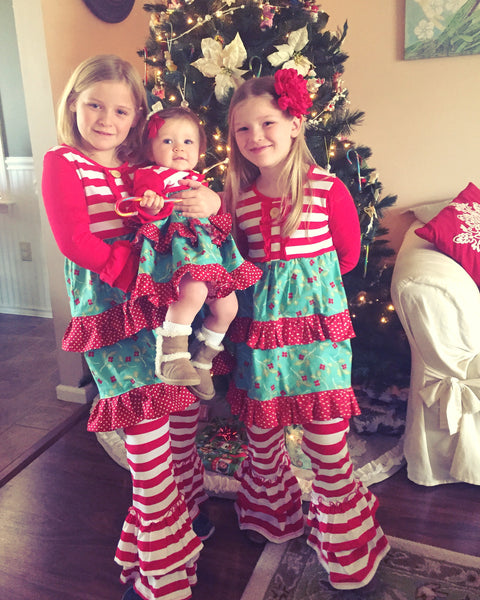 Vintage Turquoise Holiday dress