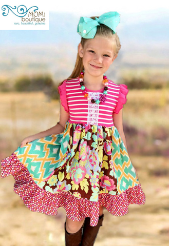 Raspberry Willow dress