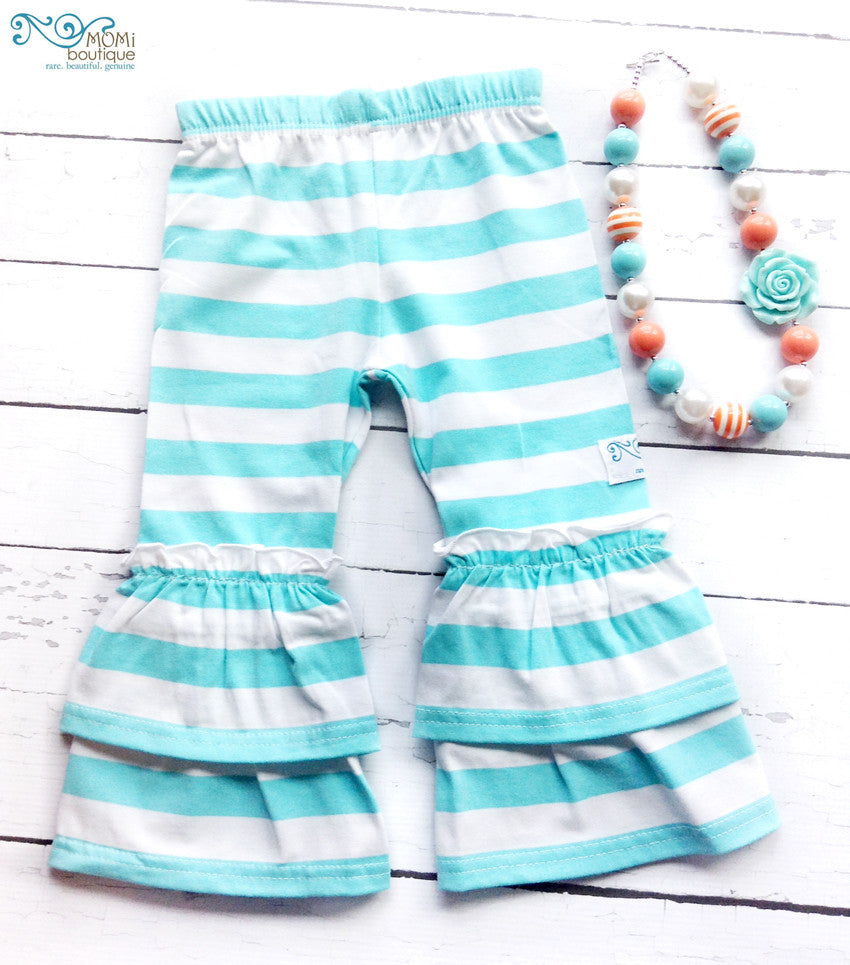 Blue Sky double ruffle pants
