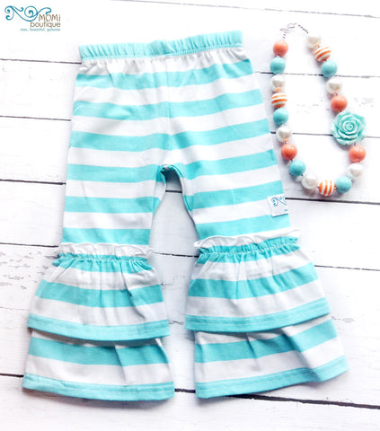 Blue Sky double ruffle pants