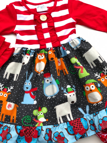 Doorbuster Woodland dress sz 12mo & 18mo