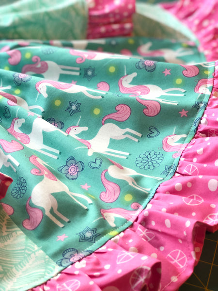 Unicorn Dreams Platinum Party style dress