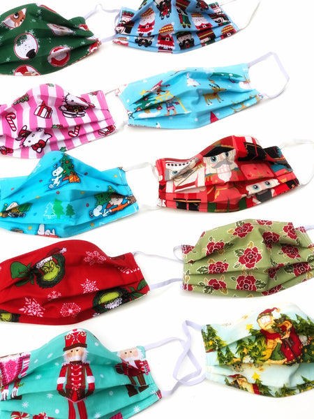Holiday face masks