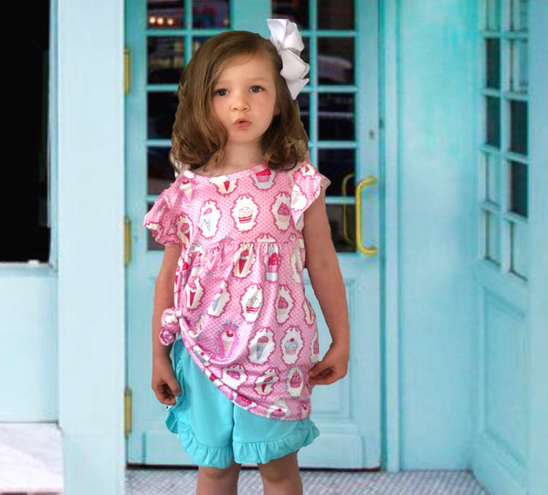 Bakeshop Beauty tunic & shorts