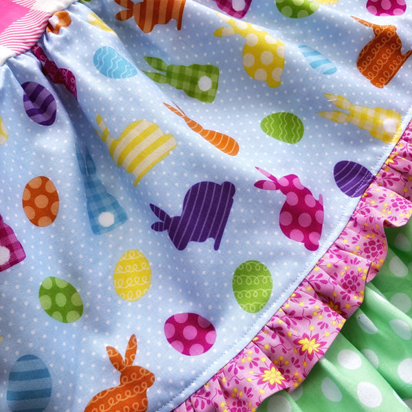 Plaid Egg Hunt dress