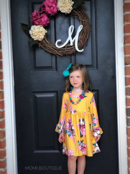 *FLASH SALE* Mustard Sky dress 12mo-3