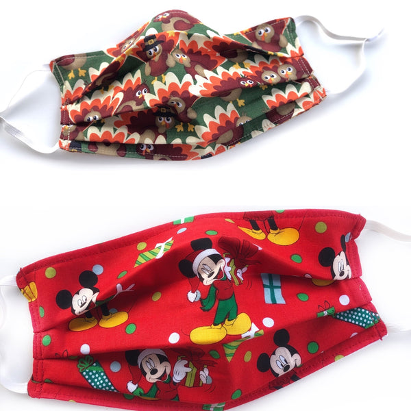 Holiday face masks