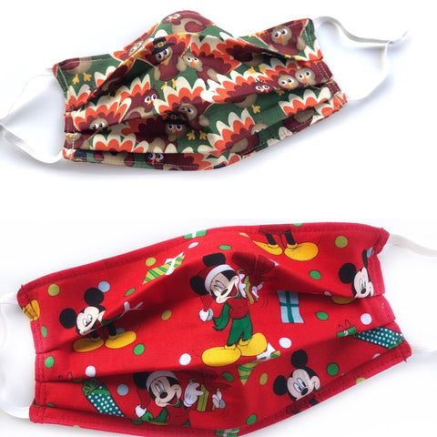 Holiday face masks
