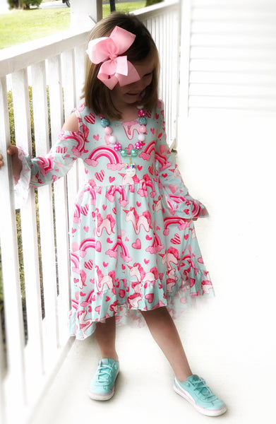 Unicorn Rainbow dress