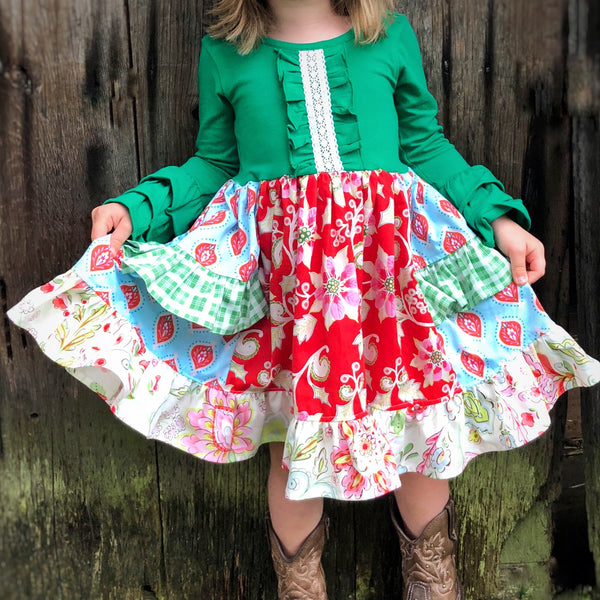 girls Christmas dress