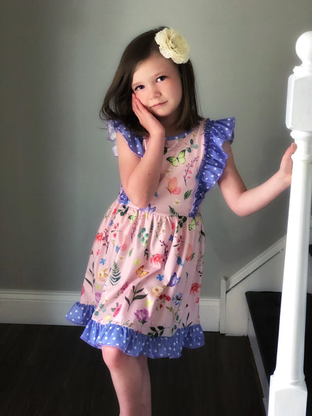 Sweet Butterfly Garden dress