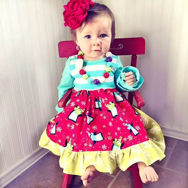 Winter Penguin dress